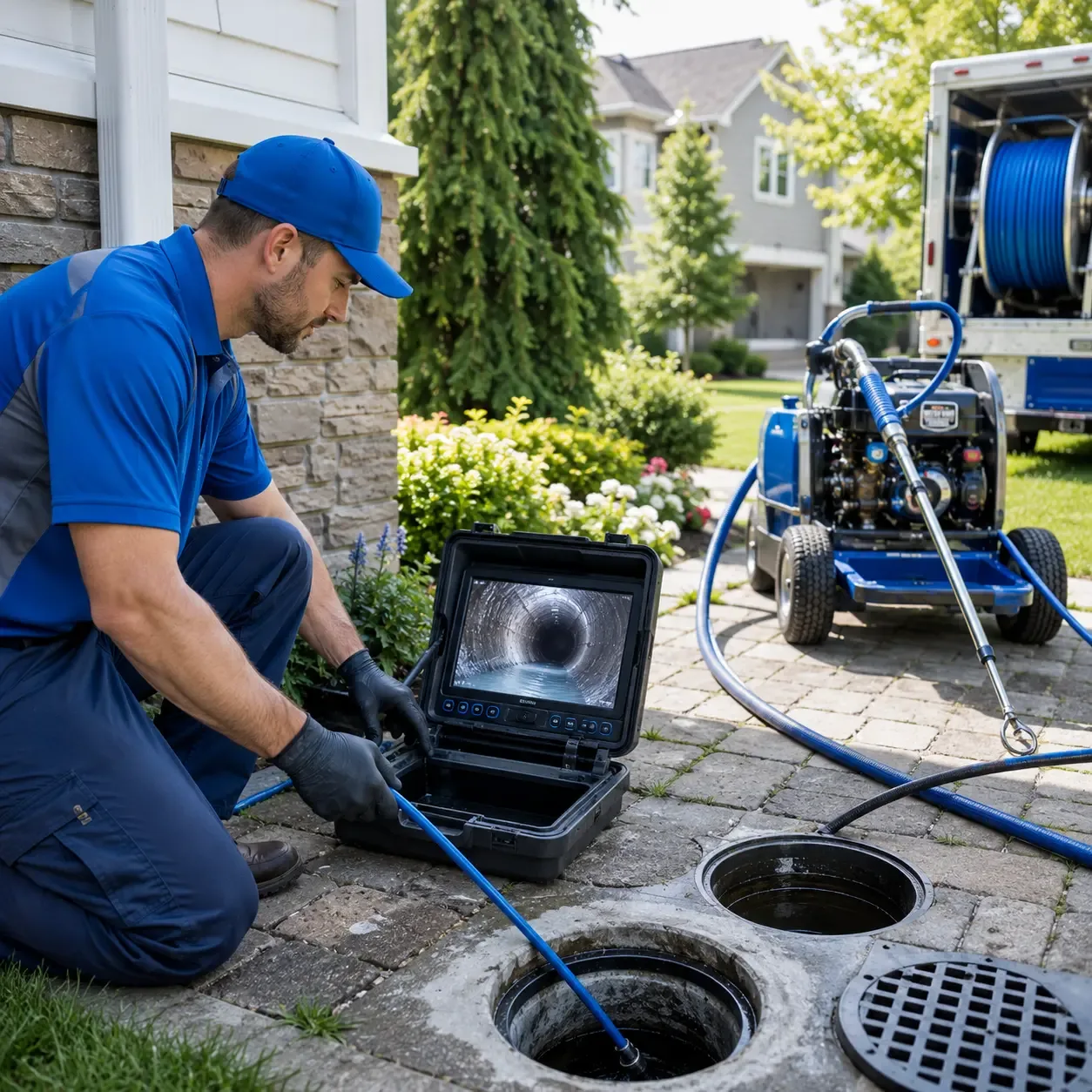 Outdoor drain cleaning professionals serving Lebanon, OH